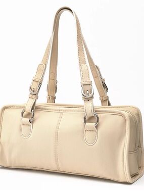 AmeriLeather Classy Leather satchel - Off White